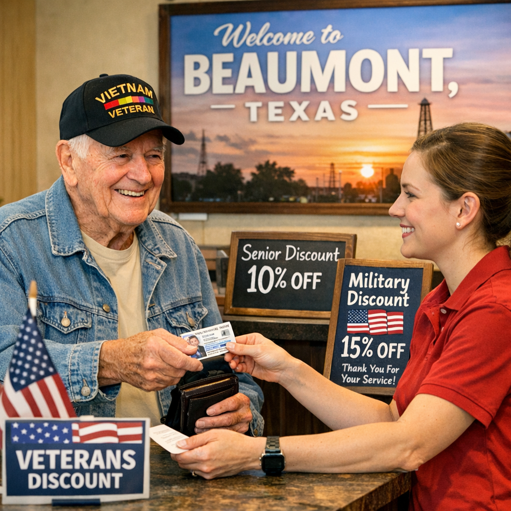 Exclusive Discounts for Seniors, Veterans, and First Responders in Beaumont