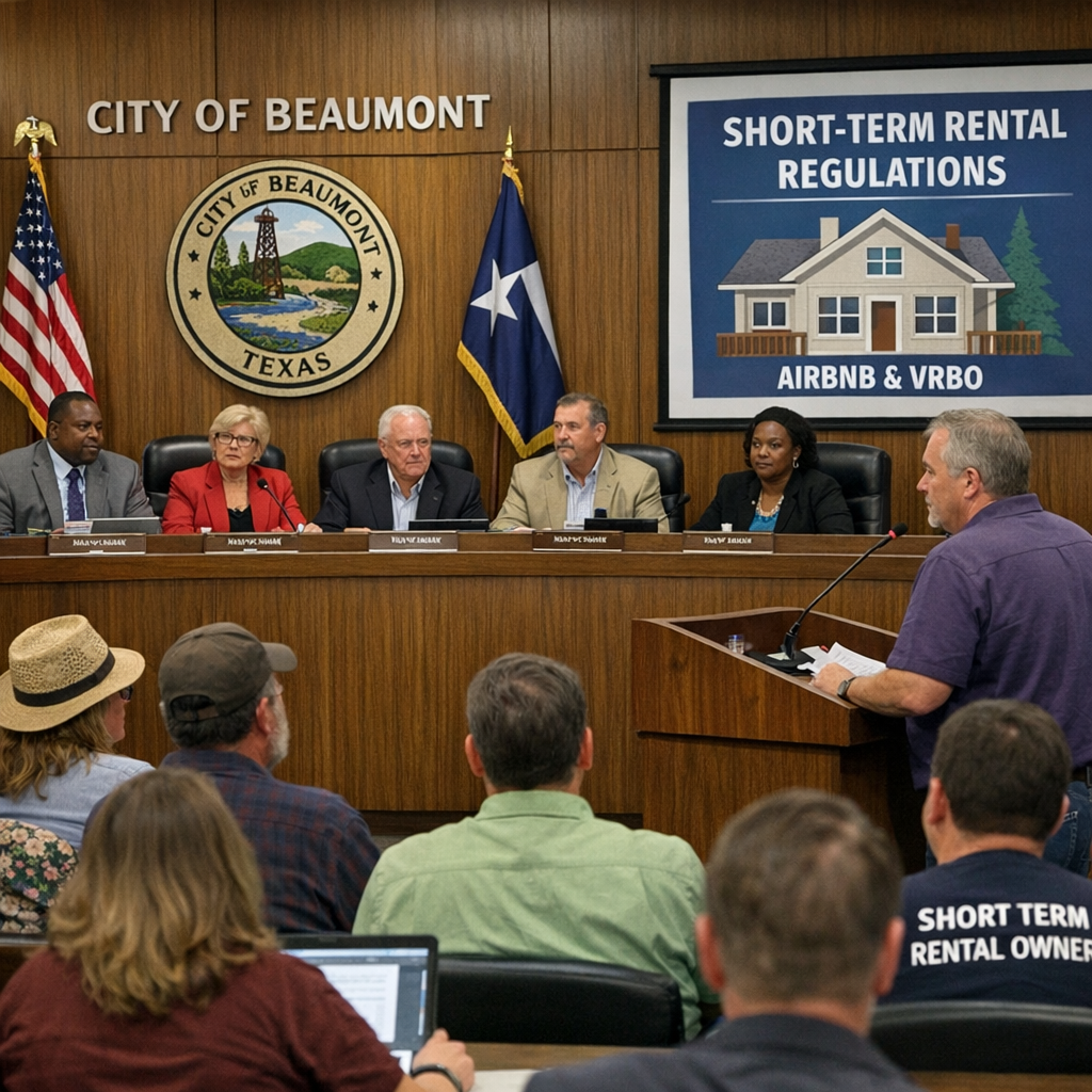 Beaumont City Council Implements New Regulations for Short-Term Rentals
